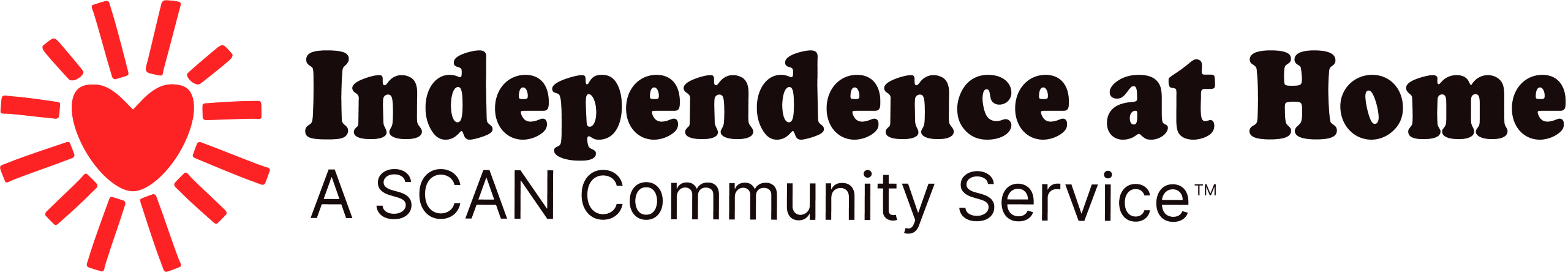 Logo for Independence at Home, a SCAN Community Service.